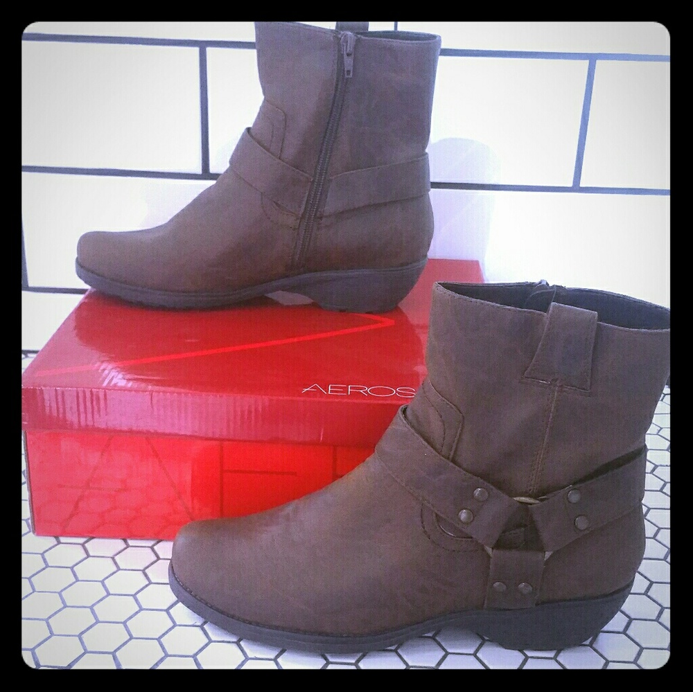 Aerosoles Brown Destiny Ankle Boot